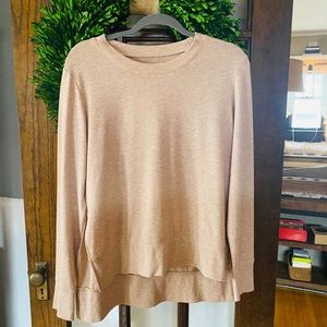 Alo Glimpse Long Sleeve Top - Blush Heather
